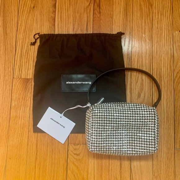 Alexander Wang Handbags - NWT Alexander Wang Heiress Rhinestone Pouch